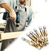 12pcs Titanium Coated HSS Tap Drill Bits Set Hex Shank Screw Thread Bit Screw Machine Compound Tap M3 M4 M5 M6 M8 M10
