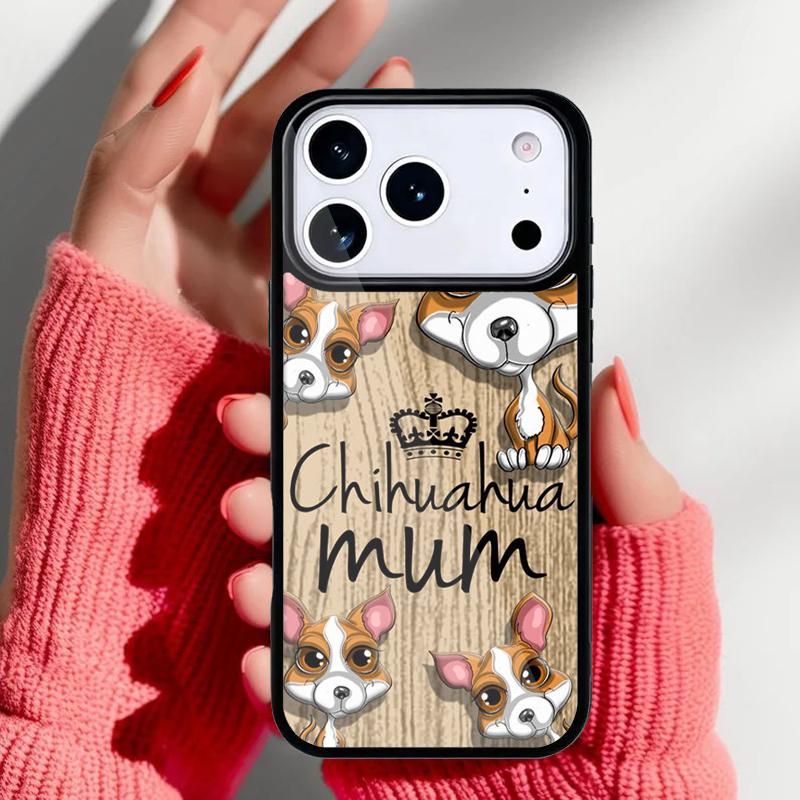 Chihuahua Cute Dog Puppy collage Phone Case for iPhone 17 16 15 14 13 Pro Max Back Cover for 12 11 Pro Coque