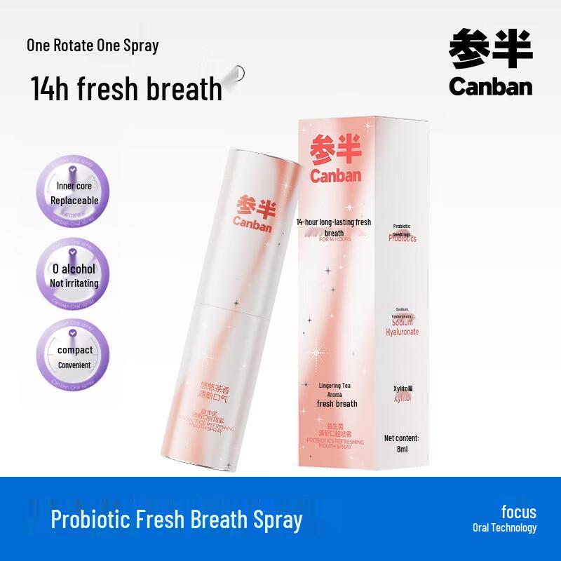 Semitone Probiotic Breath Freshener Mouth Spray