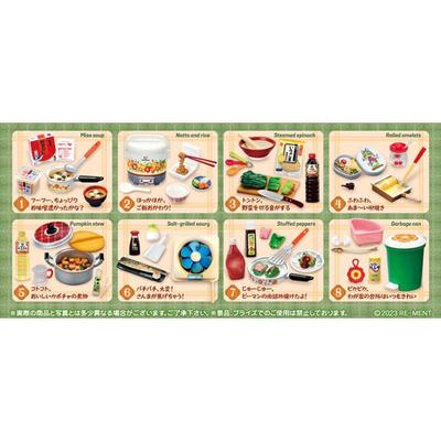 Puchi Sample Series Home Cooking 8pcs Re-ment