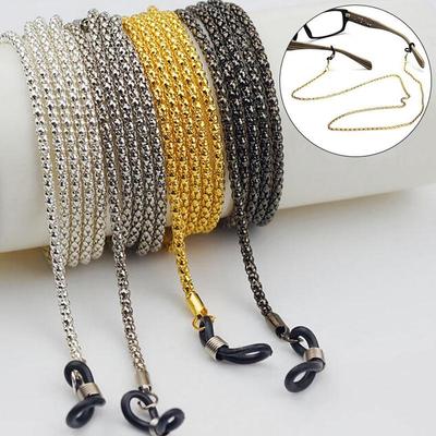 1PC Lesebrillenband Anti-Rutsch-Brillenkette Verstellbare Metall-Mehrzweckdekoration