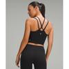 Lululemon Wunder Train High Neck Cross Back Tank Top Black