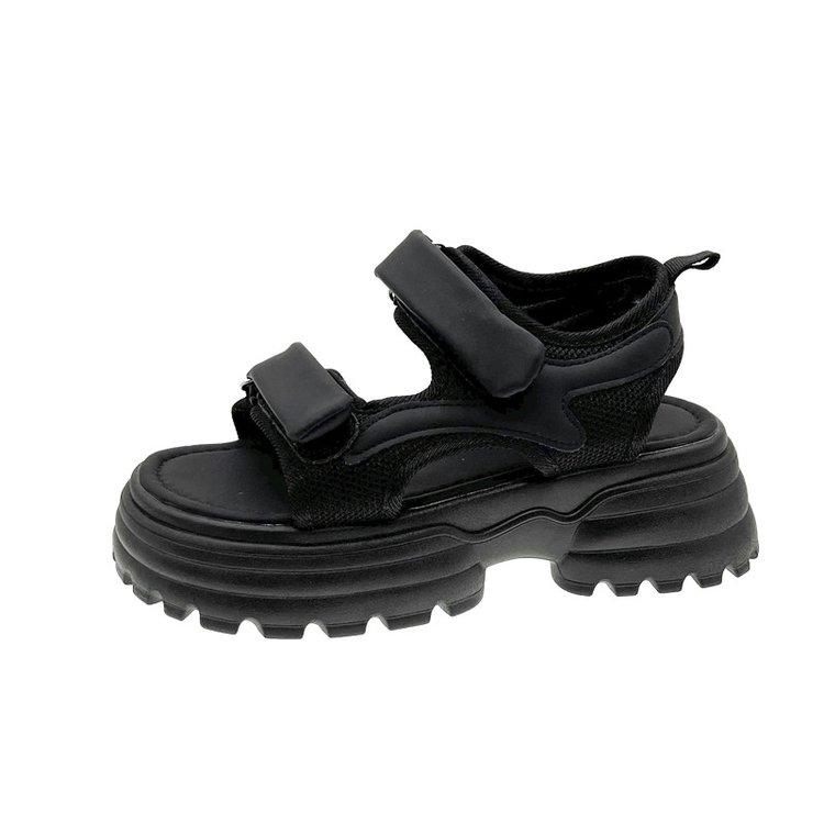 

2024 летние женские сандалии, повседневная обувь, сандалии на толстой подошве с крючками и петлями, пляжная обувь с открытым носком для женщин, новый Zapatos Mujer J687 40