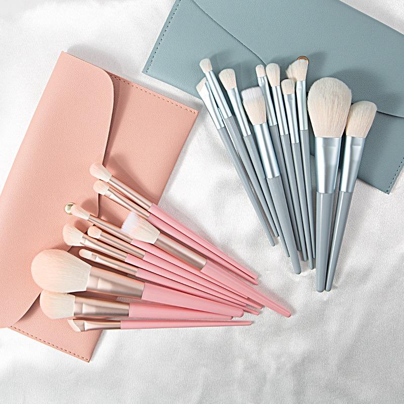 10pcs Professional Makeup Brush Set with Accessories for Combination Skin- Featuring Soft Brushes Suitable for Beginners