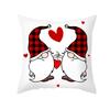Red Cartoon Love Valentine's Day Home Pillow Car Waist Support Cushion Sofa Cushion Pillow Cover