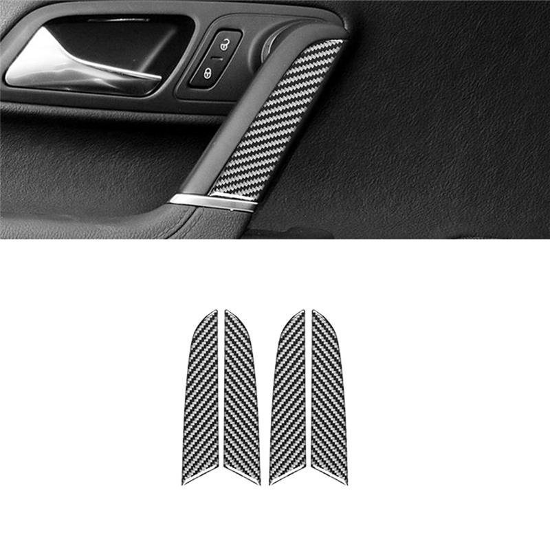 Powerful For  CC 2012-2018 Soft Carbon Fiber Interior Door Handle Cover Trim Sticker Replacement Parts Accessories
