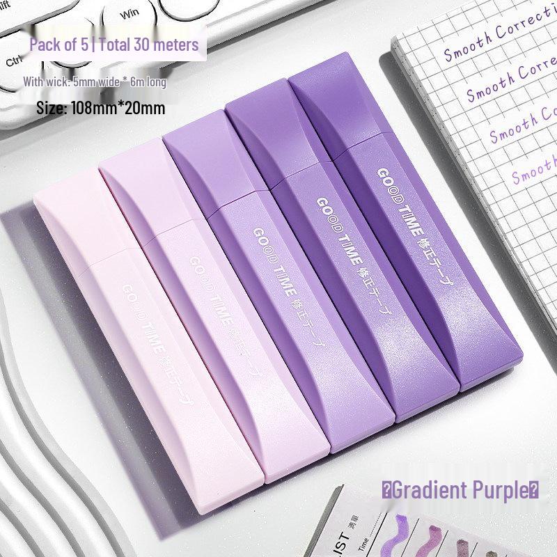 Pen-Shaped Invisible Correction Tape for Students, Zero Trace Paperlike Design, Advanced Black Technology
