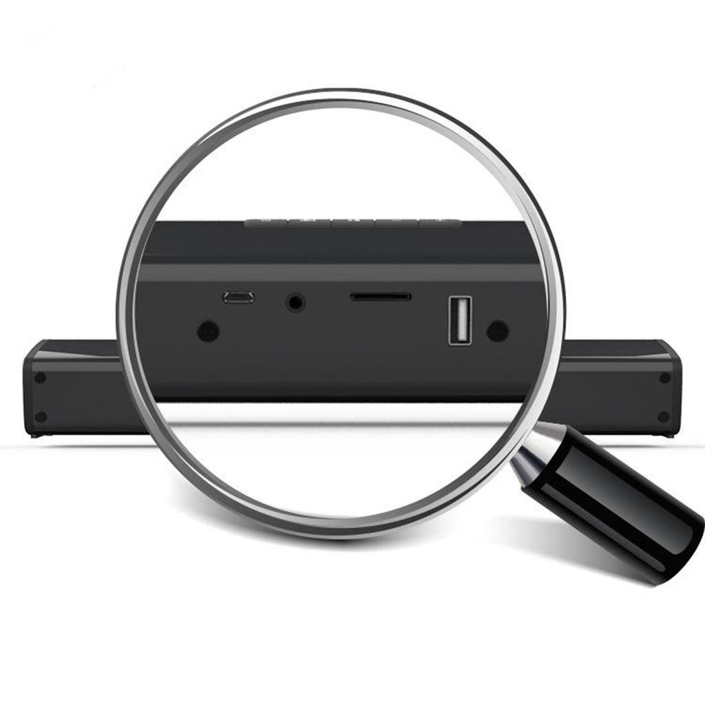 Meeting Speakers Soundbar, Soundbar with Stereo Battery for Home Desktop Phone Laptop