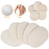 5pcs/pack Exfoliating Loofah Pads Scrubbing Travel Spa Loofah Natural Luffa Facial Body Skin Care Scrubber Bathroom Accessories