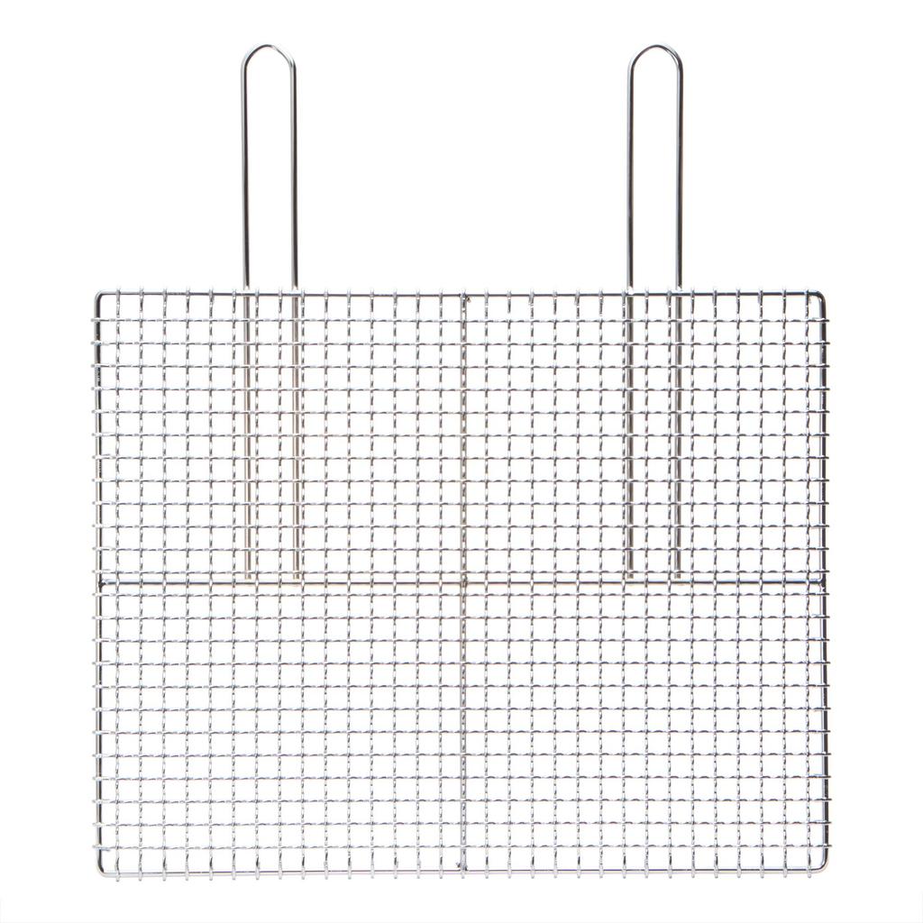 Endo Shoji TKG Grill Width X Depth 600 X 400 Handle Length 165 Handle Length 200 Iron Chrome Plated Wire Diameter Sturdy and Can Be Used Repeatedly