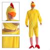 Adult Chicken Costume Adorable Soft Jumpsuit for Holiday Themed Parties