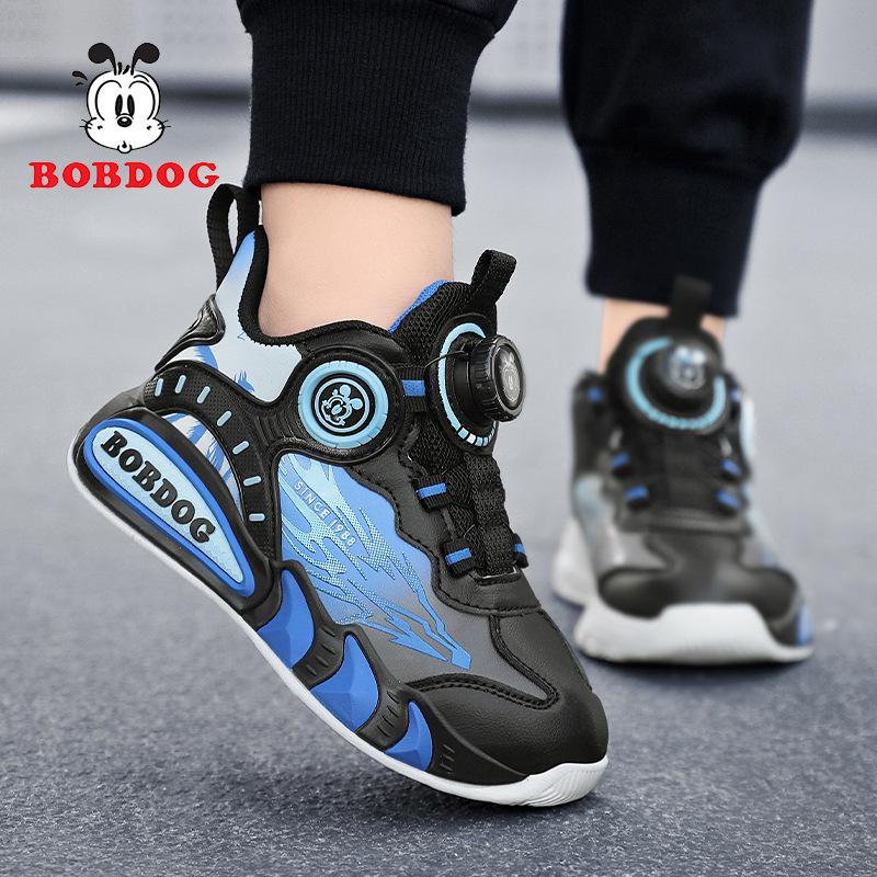 Babu bean boys shoes 2025 spring and autumn new middle-aged and older children's mesh breathable children's sports shoes boys basketball shoes