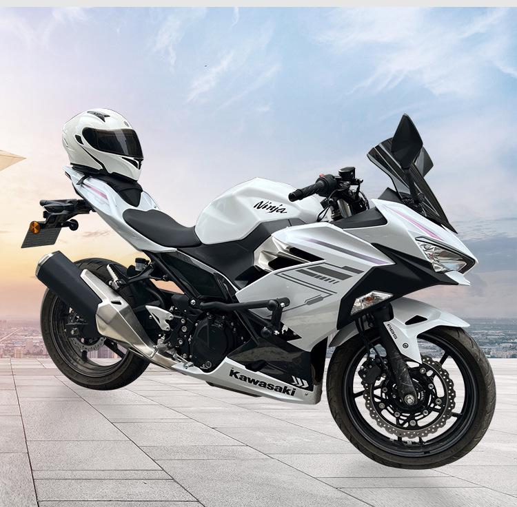 Kawasaki Ninja 400 Crash Bars: Anti-fall Springs, Anti-collision Stunt Protection