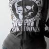 European and American Fashion Autumn and Winter Zipper Long Sleeved Letter Printed Men's and Women's Hoodie