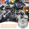 HARFINGTON Oil Filter Cap Wrench 14 Flute 65mm Inner Dia 1/2" Square Drive Aluminum Cup Type Drive Metric Oil Filter Socket Removal Tool for Engine