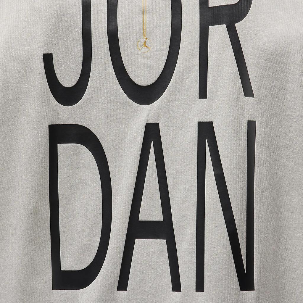 Jordan Letter Logo Print Cotton Crew Neck Short Sleeve T-shirt Unisex Tops Sail HF5472-133