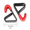 Black+Red Clip Hook Tool Organizers Steel Wall Mount Hooks 10 Pack Hooks