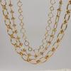 Yori Trendy Stainless Steel Summer Golden Necklace 18K Gold Color PVD Plated Daily Jewelry Gifts 2025 New
