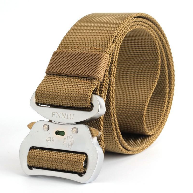 

TUSHI4.3 Aluminum Buckle Men s Belt Tooling Multifunctional Nylon Outdoor Training Pants 125cm