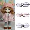 Square Preppy Cotton Doll Glasses 8.5 CM 20CM Doll Gold-rimmed Glasses  Cotton Stuffed Doll