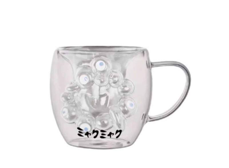 

Japan Osaka Expo 2026 Double Wall Glass Coffee Mug , Official Cute Character Insulated Transparent Creative Heatproof 301-400ml