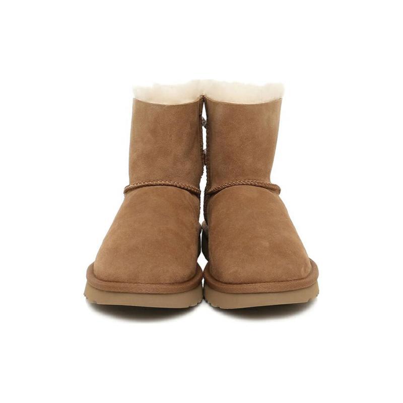UGG Australia Mini Bailey Bow Ii Chestnut Boots Women's Sneakers 1016501-CHE