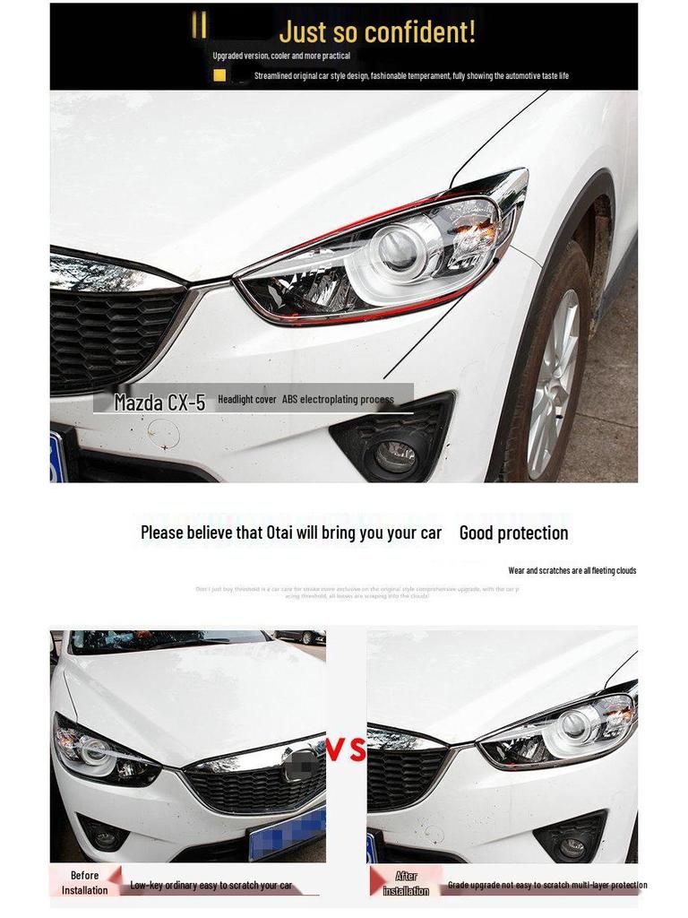 Mazda CX-5 Headlight Decorative Cover Frame