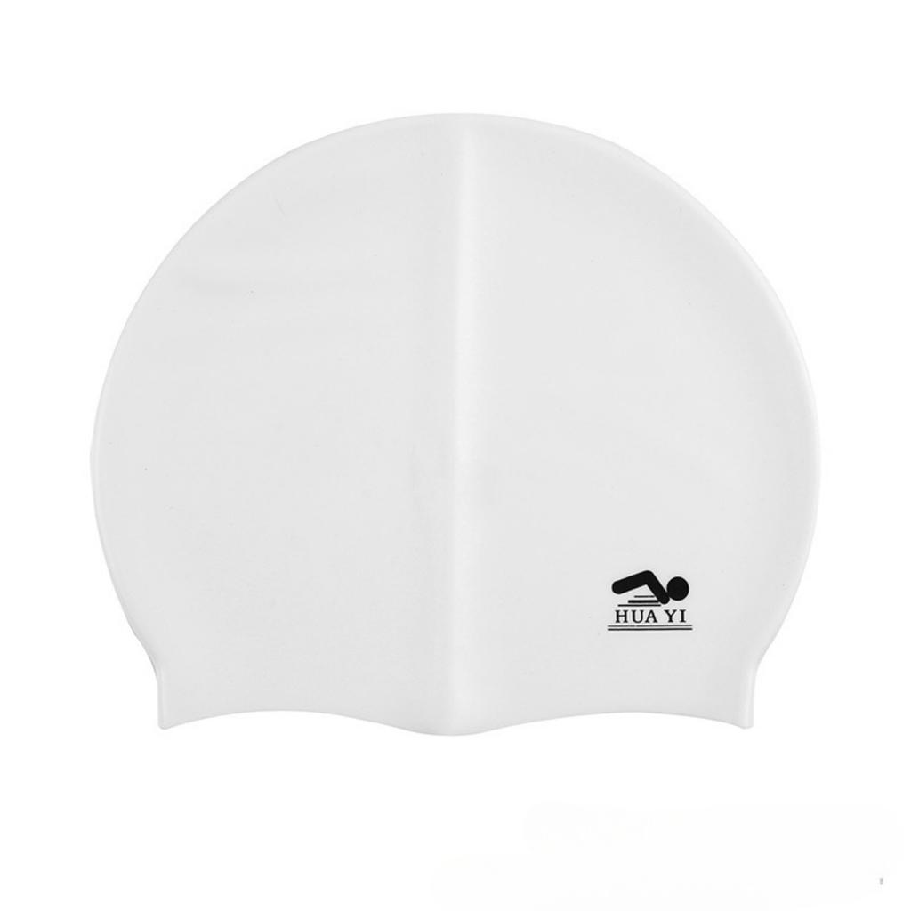 Silicone Elastic Swimming Cap Waterproof Swim Hat For Men Women Adult Long Hair Pool Caps Protect Ears Swimming Equipment