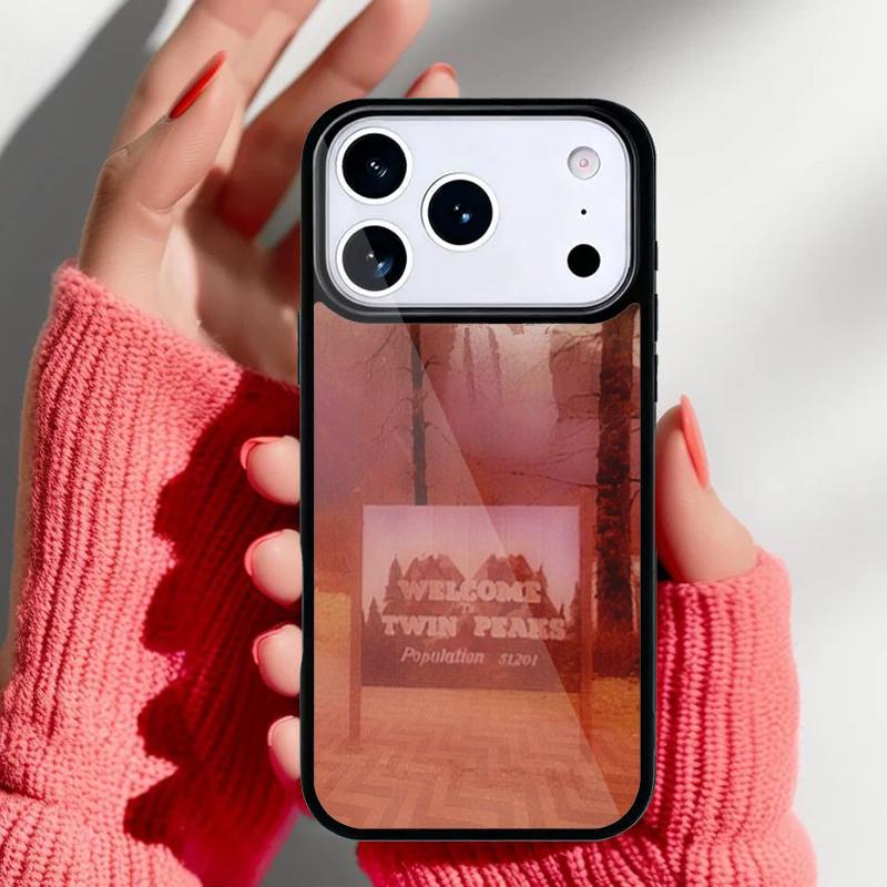twin peaks soft Phone Case for iPhone 17 Air 16e 15 14 13 Pro Max Back Cover for 12 11 Pro Coque