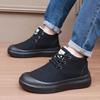 Herren leichte dicksohlige Winter warme einstufige Schneestiefel gepolstertes Wollfutter rutschfest abriebfest lässige Sport Baumwollstiefel