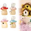 Hamster Water Bottle Water Dispenser Small Pet Supplies Cage Accessories Mushroom Shape for Chinchilla Gerbil Hamsters Mice Rat