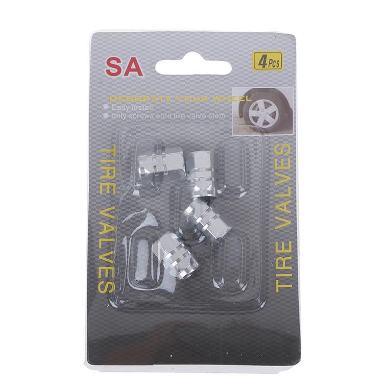 4Pcs Mini Tire Wheel Rims Stem Air Valve Caps Tyre Cover Car Truck Bike