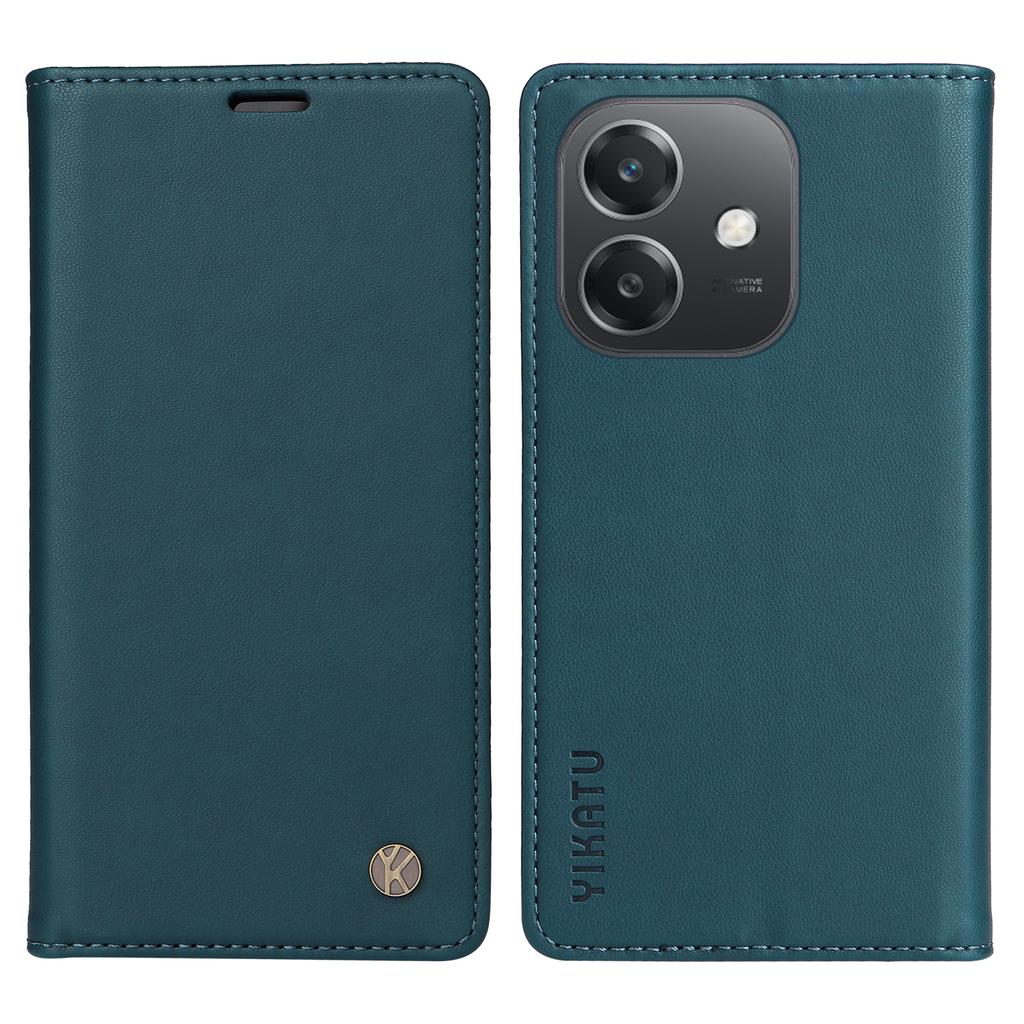 YIKATU For Oppo A5x 5G/A3x 4G/5G (India)/A3 4G/5G/A60 5G/A40 4G/A40M 4G Case Stand Leather Phone Cover Magnetic Closure