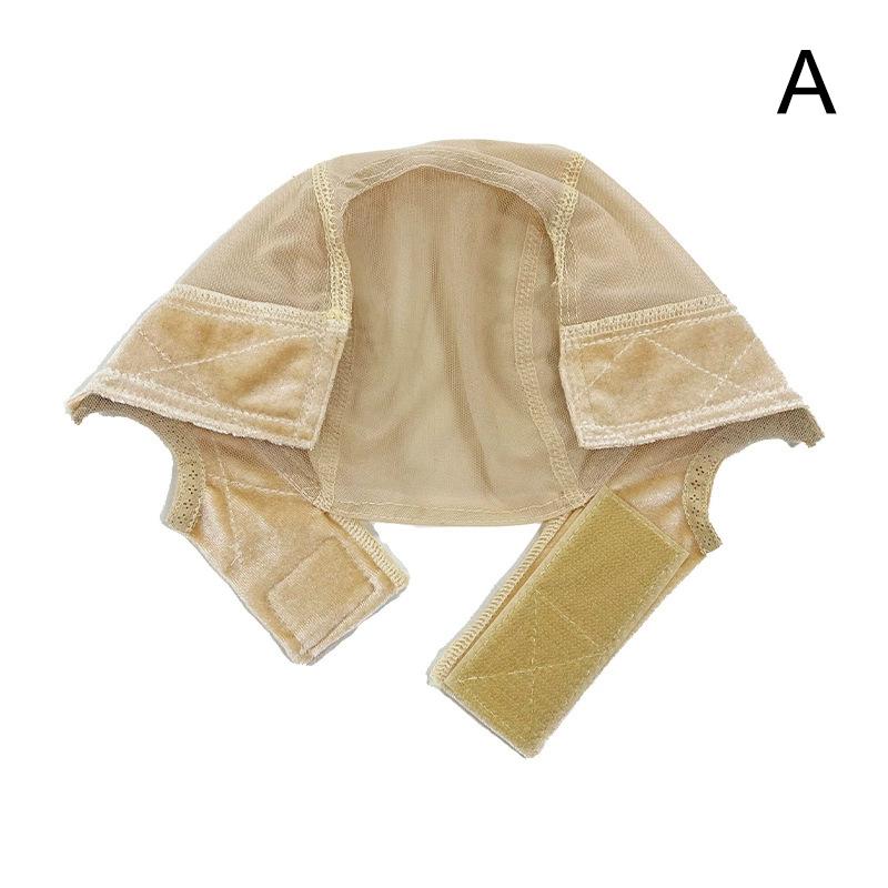 

Female Headband Wig Cap Lace Wig Cap For Wig Making U Part Wig Caps Non Slip With Adjustable Velcro Velvet Wig Grip To Wear Wig бежевый