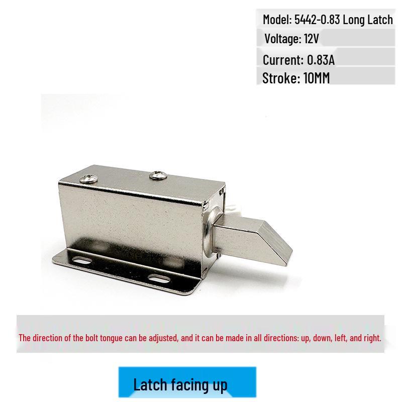 HD5442 Solenoid Lock, 23MM Tongue, 10MM Stroke