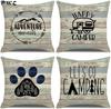Nordic Home Living Room Decoration Pillowcase Sofa Cover 40X40cm Cushion Cover Autumn 50x50 Retro Ship Board Decoration
