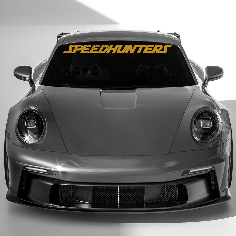 Kreativní nálepka na čelní sklo auta Speedhunters Dekorace boční karoserie okna auta Vinylový dekor Samolepka Motocyklové tuningové příslušenství
