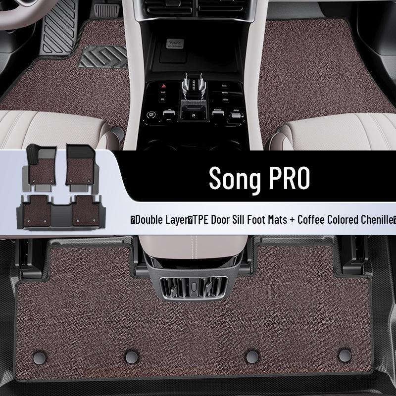 "2025 BYD Song PRO DMi Second Gen TPE Floor Mats - Full Coverage PRO Accessories”