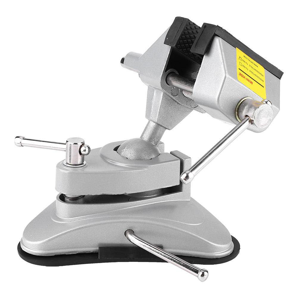 Aluminum Alloy 360 degrees Rotating Clamp Vise 70mm Jaw Width Vise Table Clamp for Workbench Woodwork