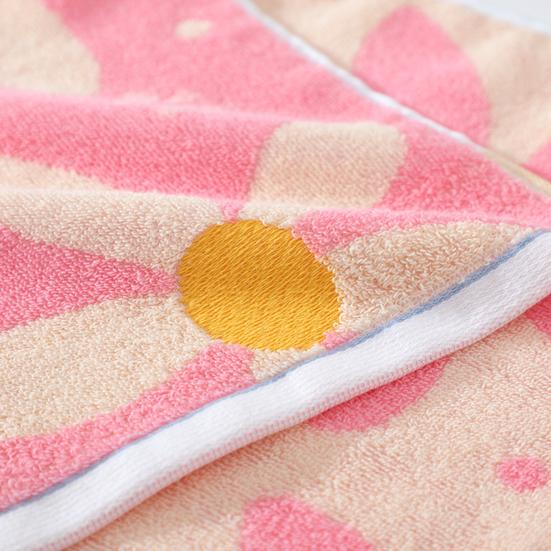 Floral Bath Towel Cotton Soft Absorbent Hand Towel Fast Drying Washcloth Bathroom Towel for Face Spa Kitchen Gym Hotel