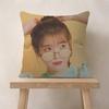 POP Korean Singer I-IU Pillow Covers Cartoon Sofa Decorative Home Double-sided Printing Short Plush Cute Cushion Cover