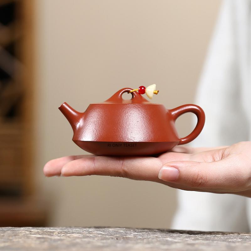 100ml Yixing Purple Clay Teapots Famous Handmade Small Capacity Zisha Tea Pot Chinese Teaware Beauty Tea Infuser Kettle Tea Set