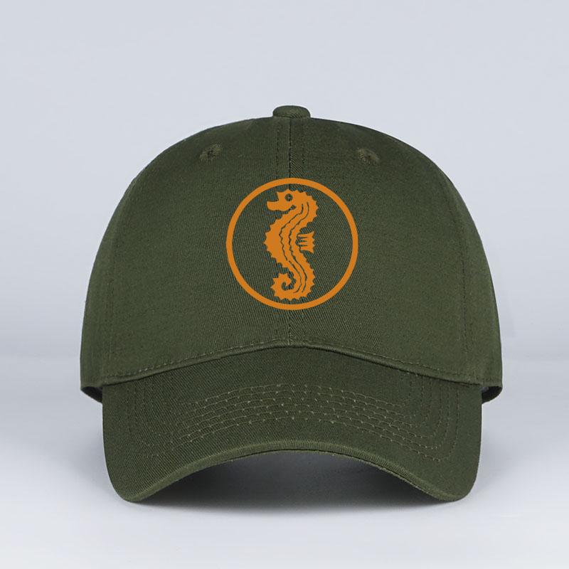 

Seahorse SoftTop Baseball Cap Minimalist Ocean Style Unisex Beach Vacation Travel Daily Commute For Ocean Lovers Holiday Gif