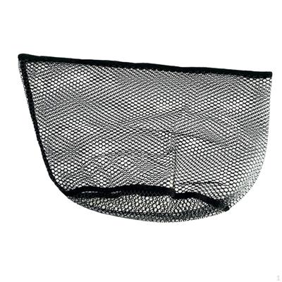 Black Mesh Bag Breathable Portable Net Organizer Small Travel Stuff Sack for Beach Gym