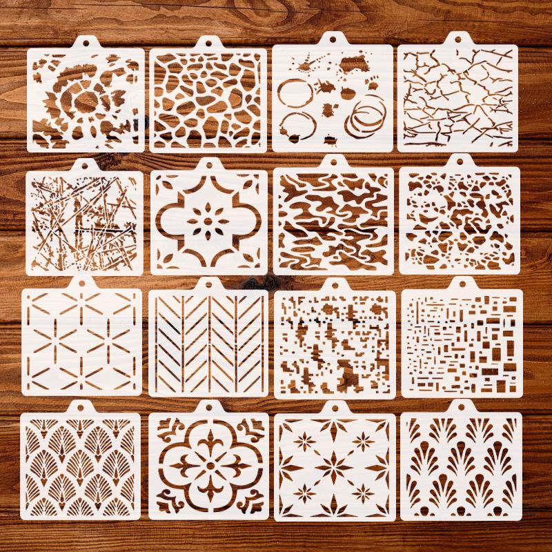 

Цветочный полый шаблон для рисования мандалы для DIY настенного искусства и украшения фотоальбома