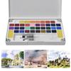 Solid Pigment Children Outdoor Sketch Painting Portable Pigment Kit Art Supply36 Colors