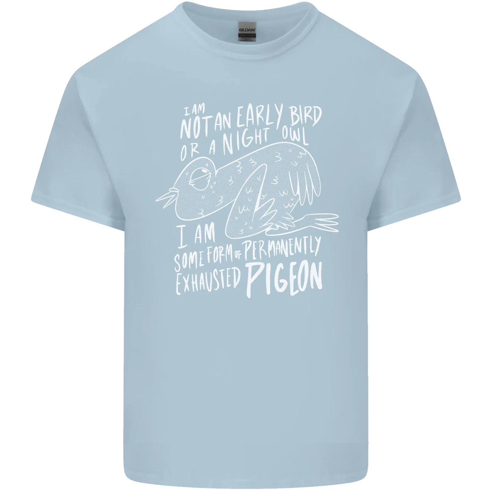Funny Always Tired Fatigued Exhausted Pigeon Kids T-Shirt Childrens 2XL
