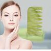 Pietra Gua Sha Tavola da Massaggio Giada Naturale Tavola per Raschiare la Testa Raschiatore Massaggiatore Pettine Bellezza Salute Capelli Pettine Spazzole Pettini