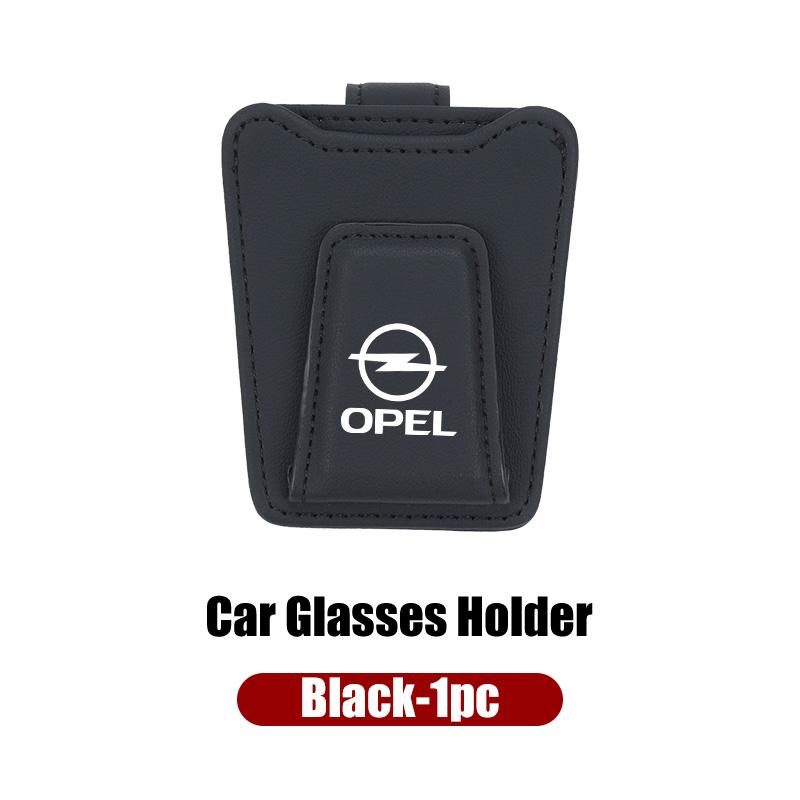 

Car Sunglasses Clip Glasses Holder Card Ticket Interior Accessories For Opel Corsa D Astra Insignia Vectra Zafira Meriva Mokka чорний