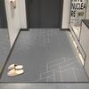 Home Floor Mat Advanced Sense Entrance Door Crystal Velvet Floor Mat Household Cutting Door NonSlip Foot Pad